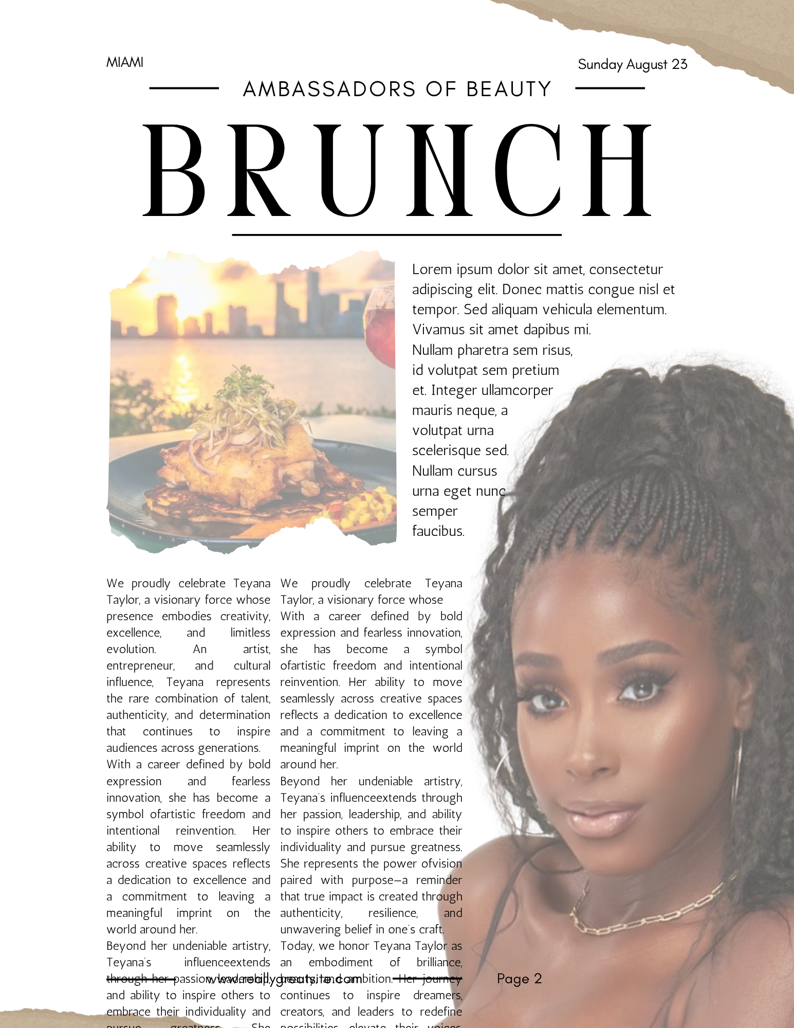 Ambassadors Of Beauty Brunch